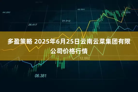 多盈策略 2025年6月25日云南云菜集团有限公司价格行情