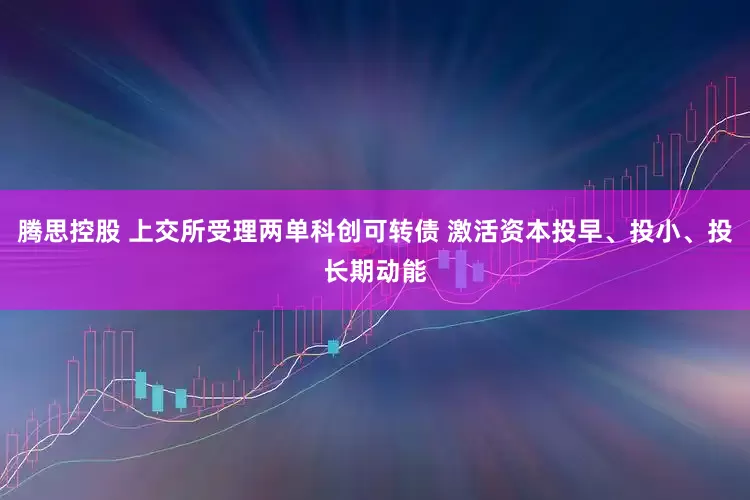 腾思控股 上交所受理两单科创可转债 激活资本投早、投小、投长期动能