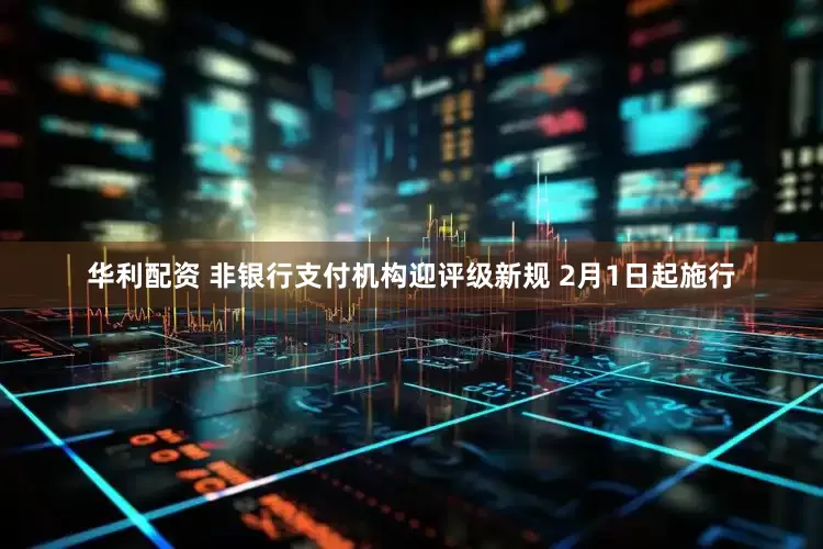 华利配资 非银行支付机构迎评级新规 2月1日起施行